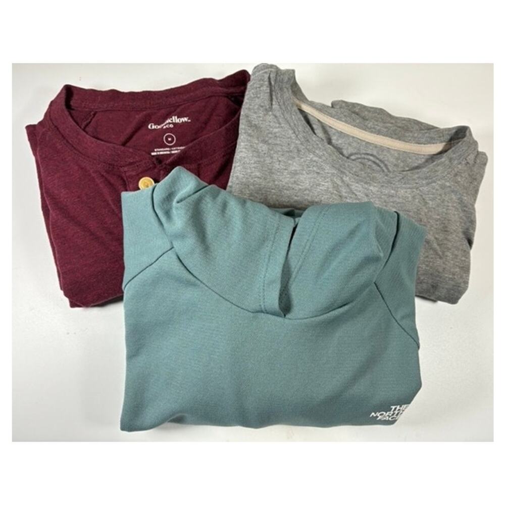 Lot of 3 Long-Sleeve Mens Shirts, Size Medium